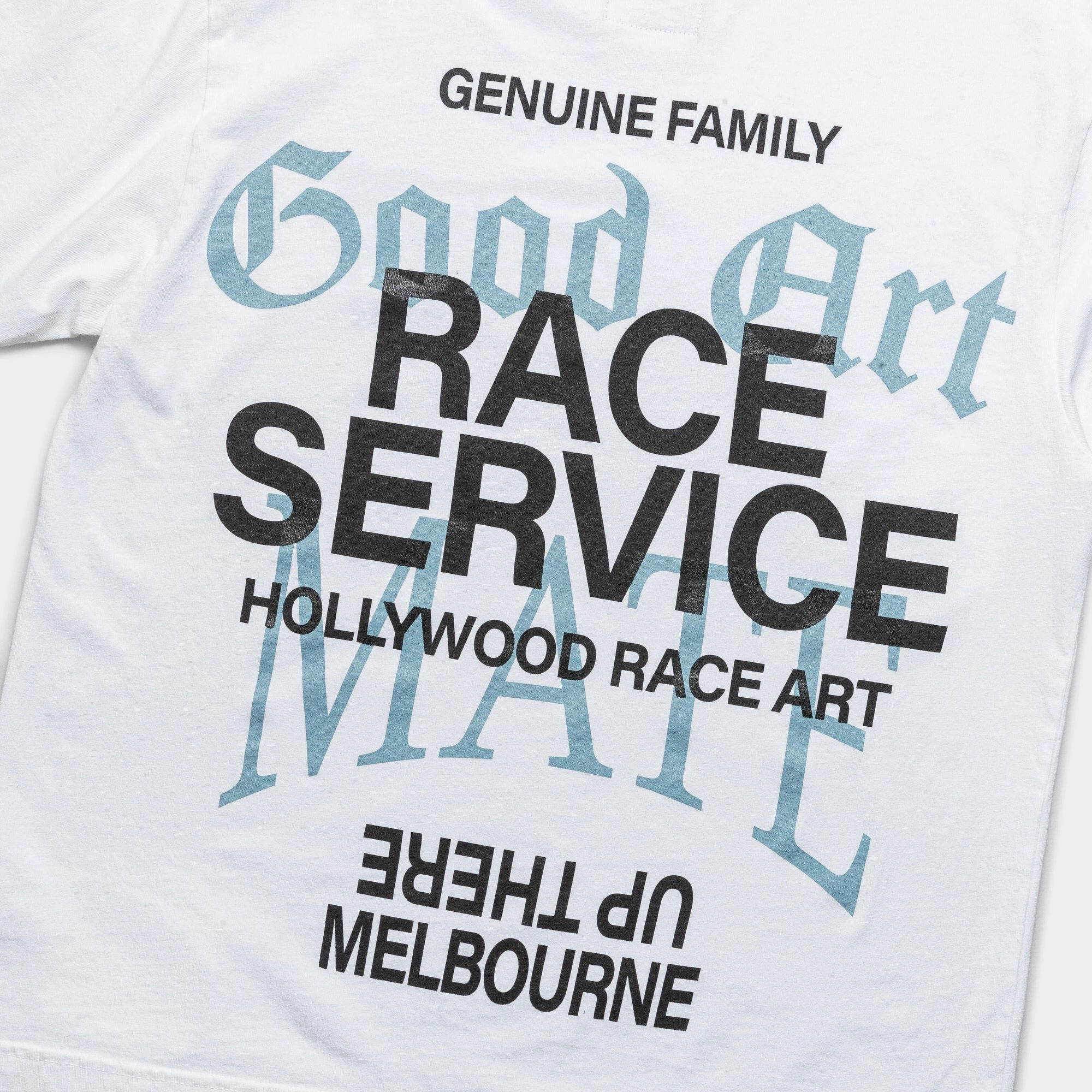 LS T-Shirt x Race Service - Optical White