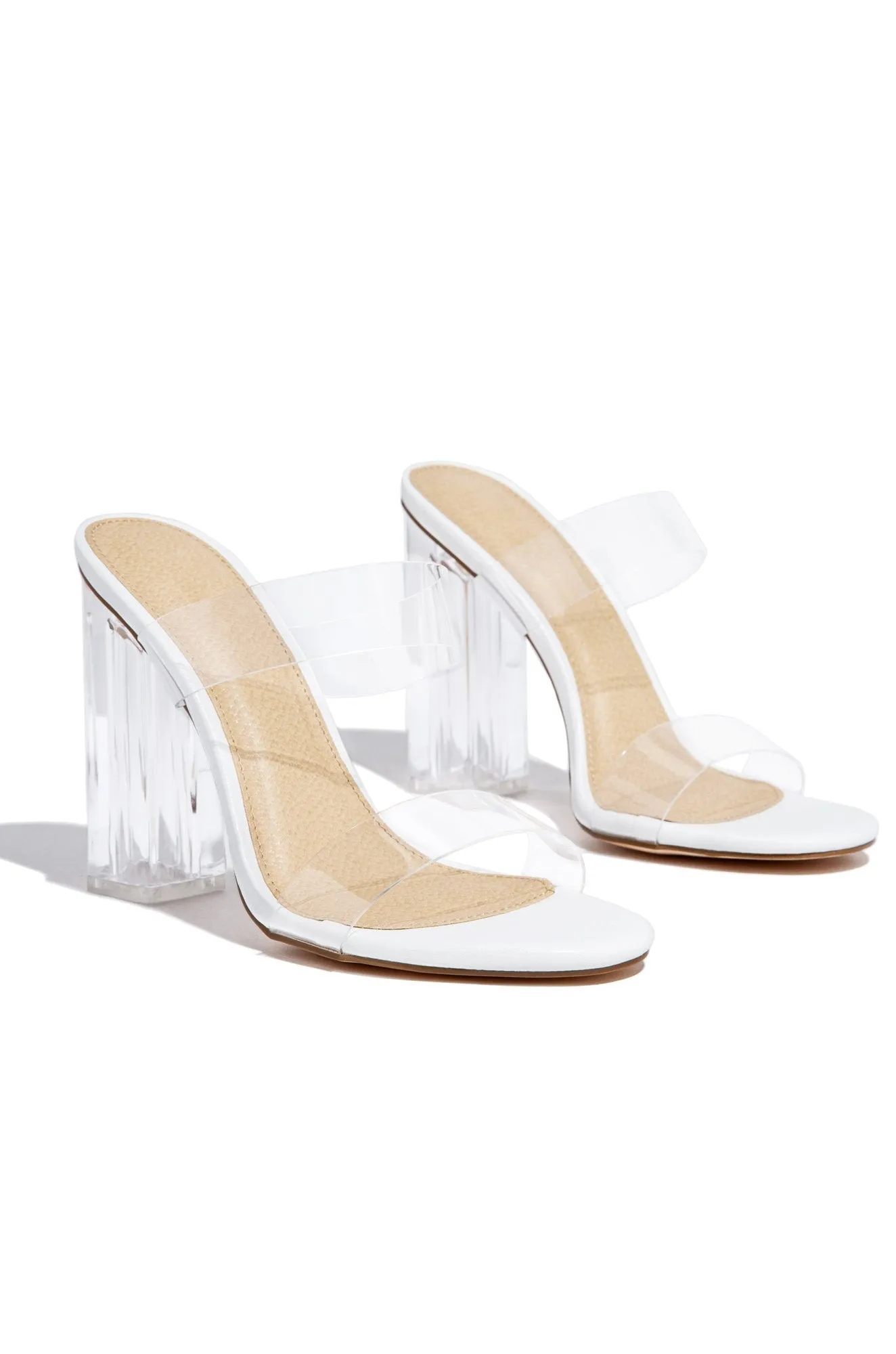 Lylah Heels- White