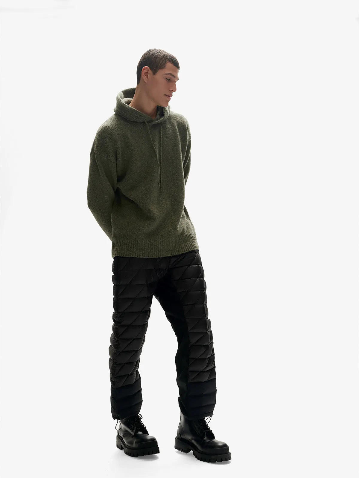 M Hybrid Down Sweatpant - Black