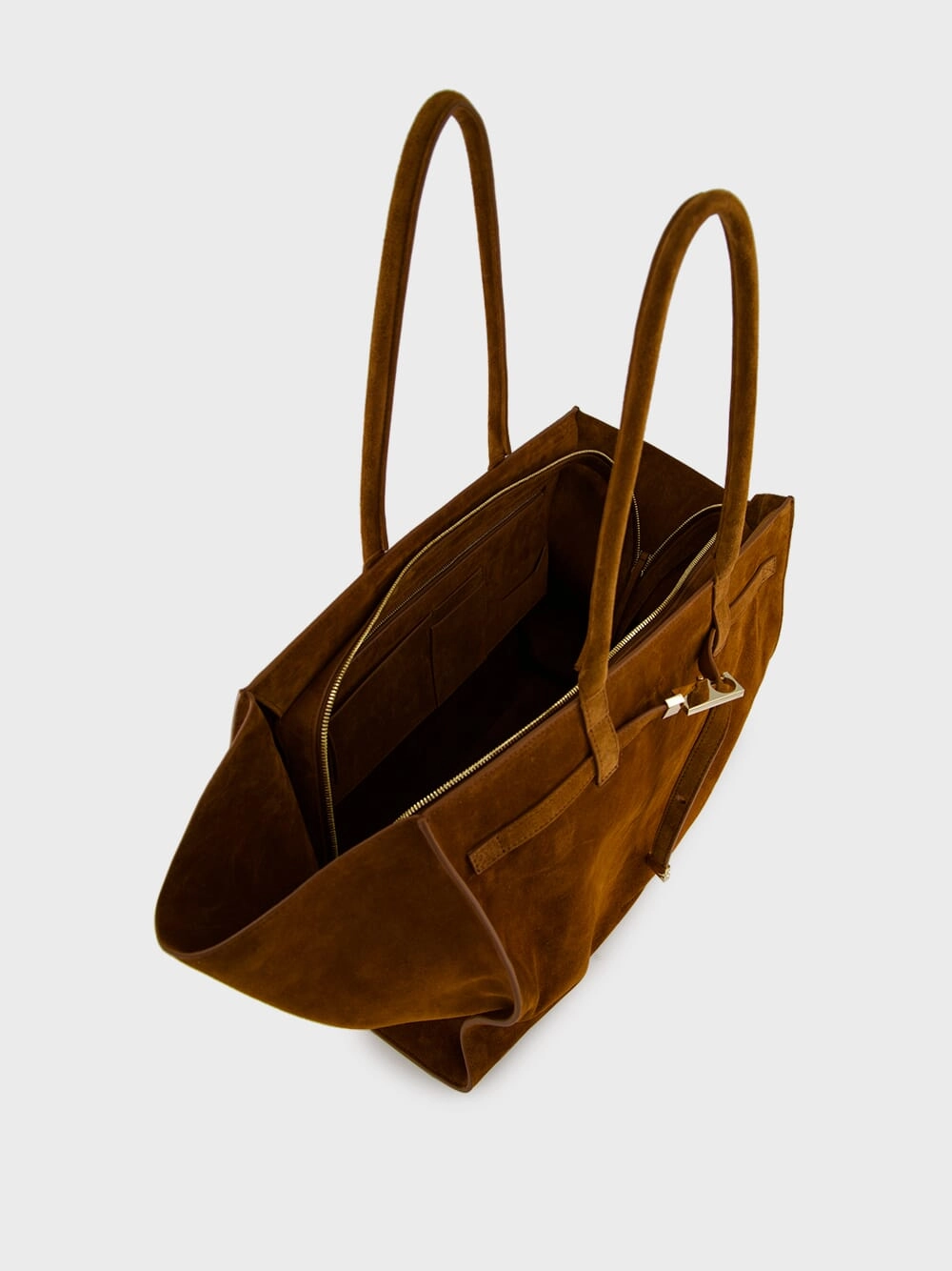Mame Suede Calfskin Tote Bag
