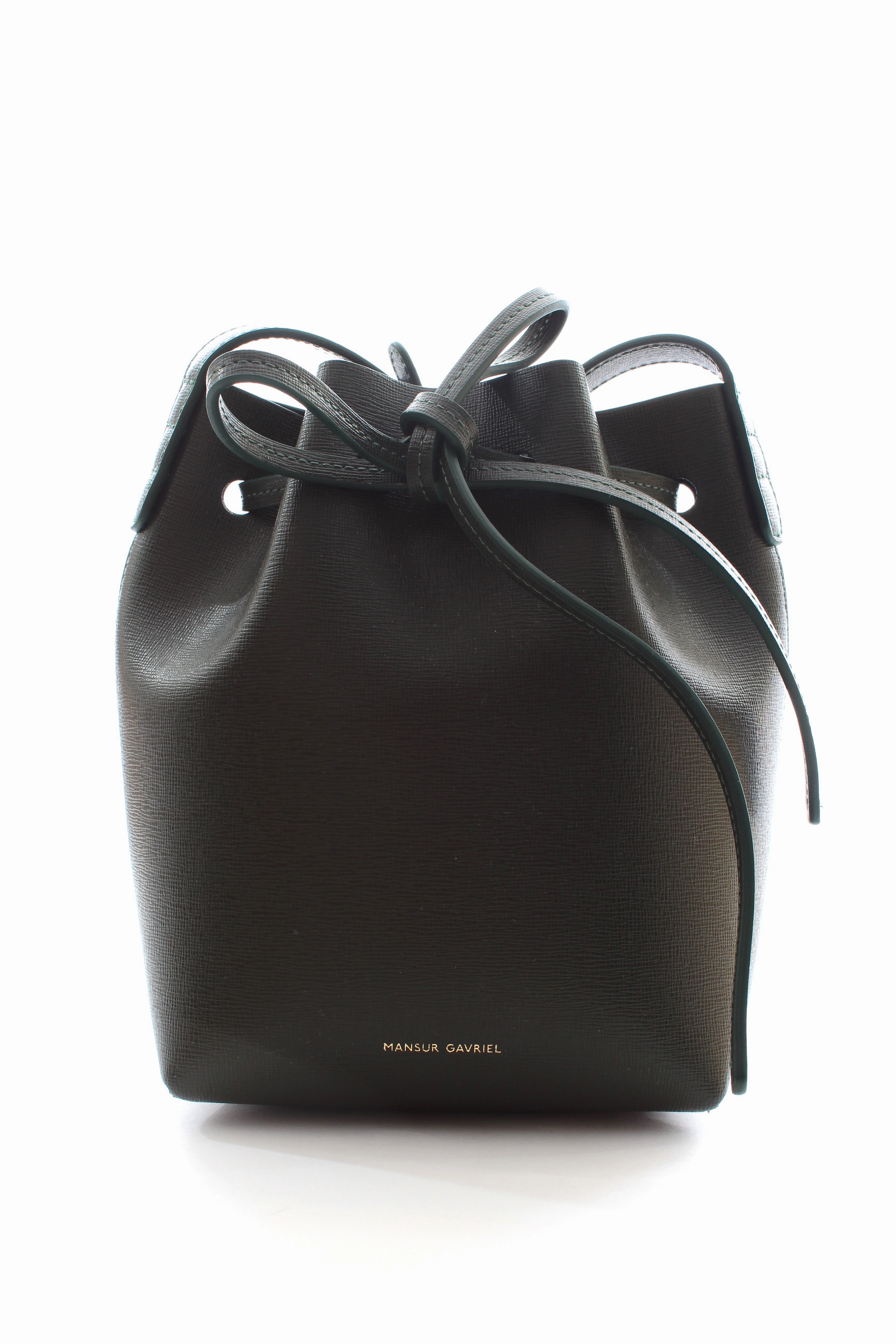 Mansur Gavriel Mini Mini Saffiano Leather Bucket Bag