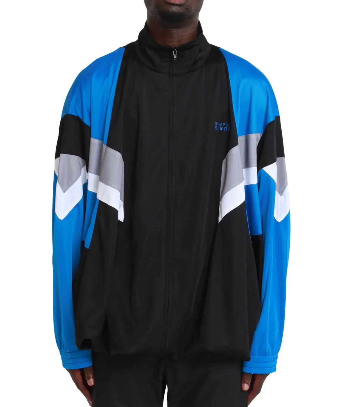 Martine Rose Compressed Track Jacket Black Blue