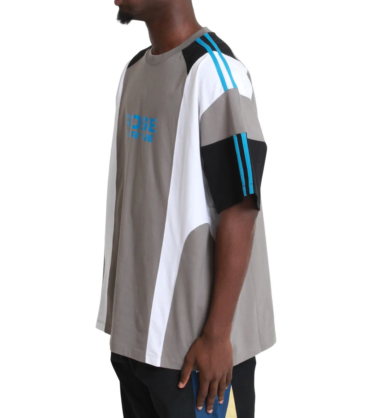 Martine Rose Oversized Panelled T-Shirt Grey