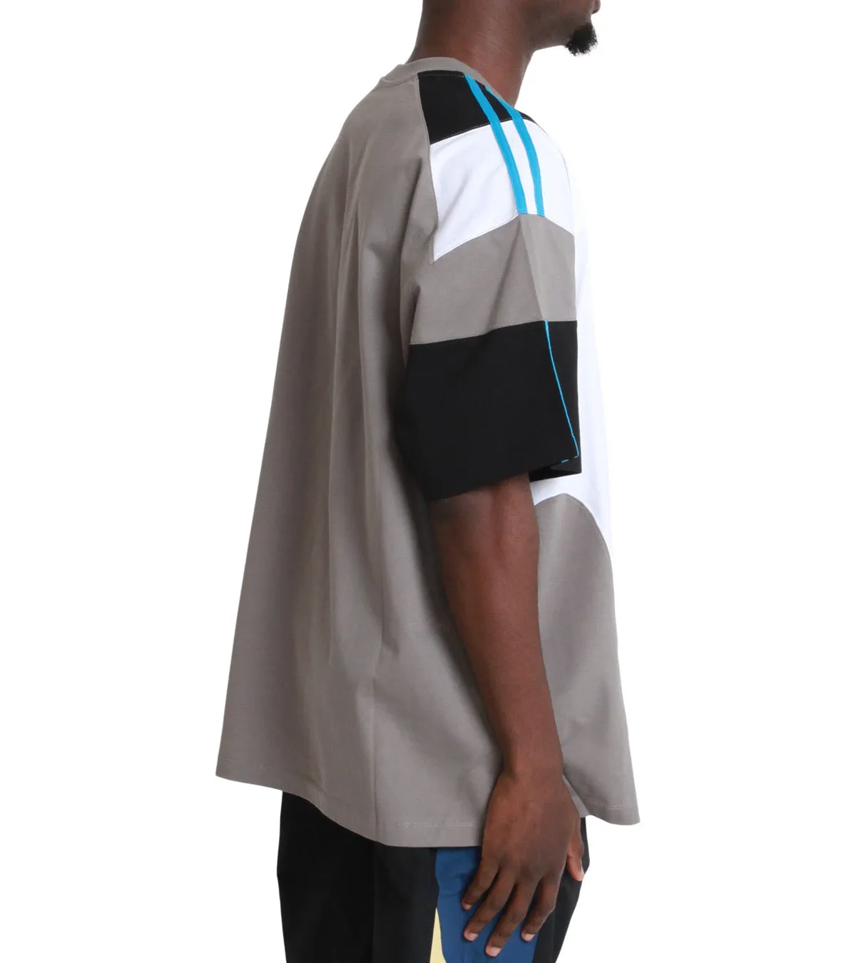Martine Rose Oversized Panelled T-Shirt Grey