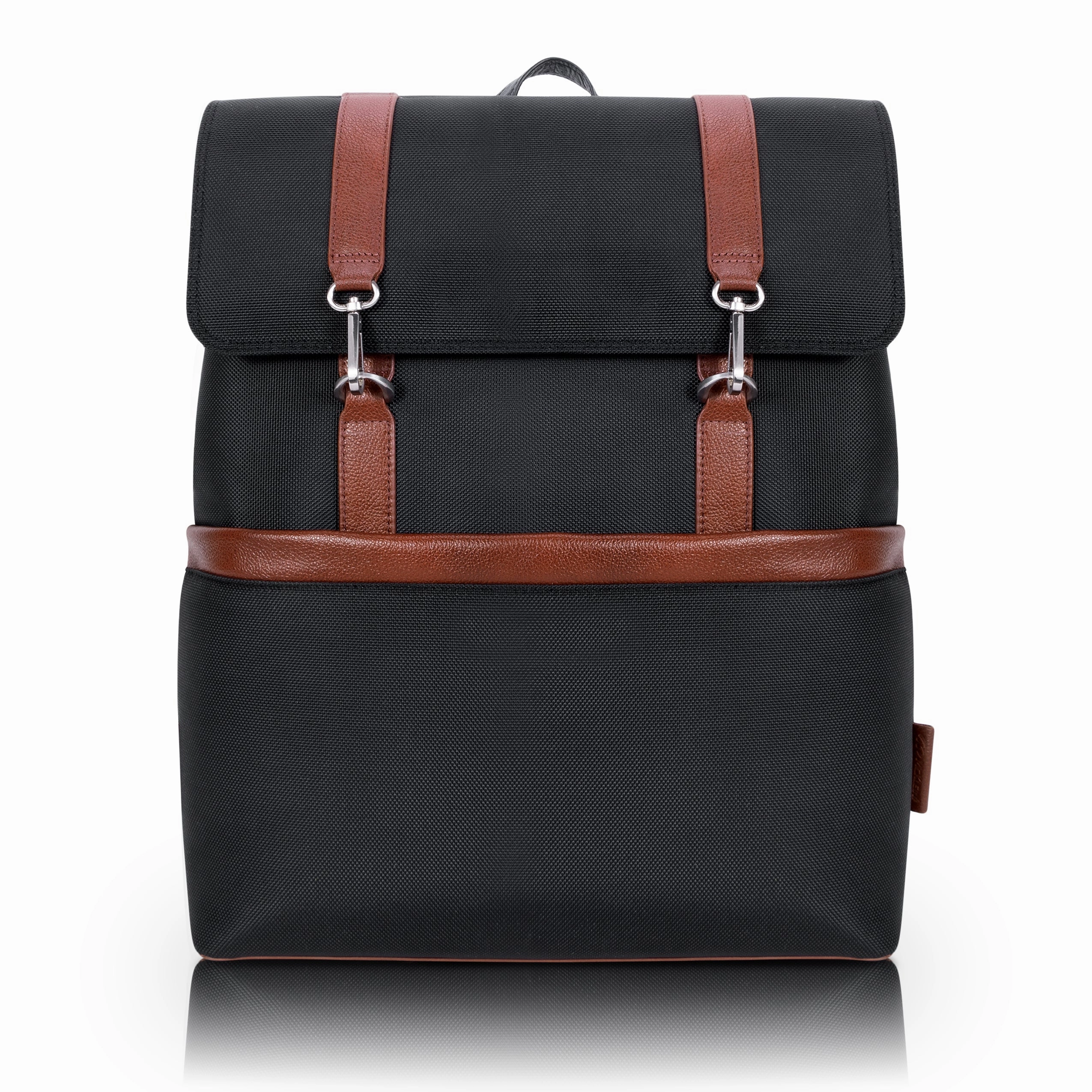 McKlein USA Element 17" Nylon Two-Tone Flap-Over Laptop & Tablet Backpack