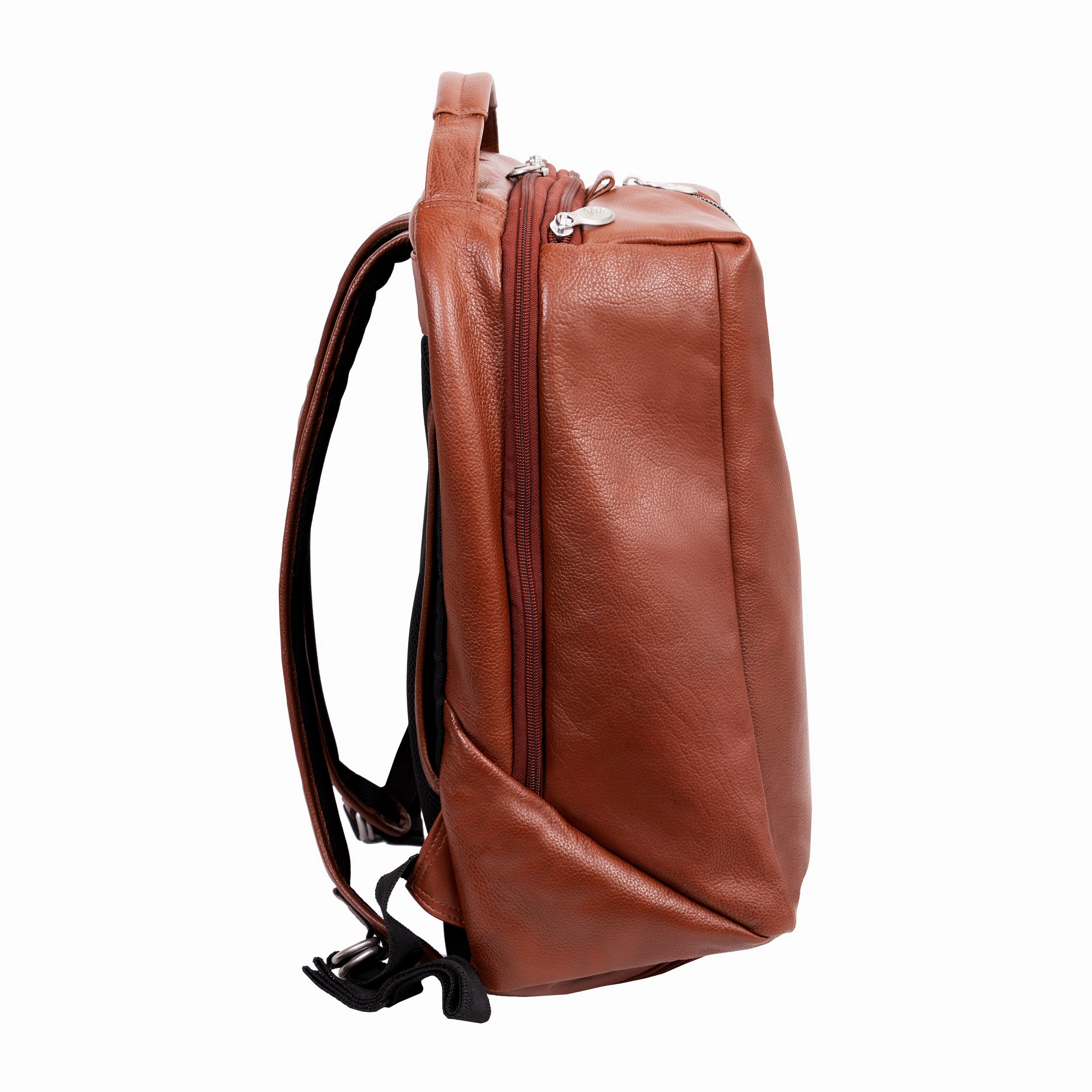 McKlein USA South Shore 17" Leather Carry-All Laptop & Tablet Overnight Backpack
