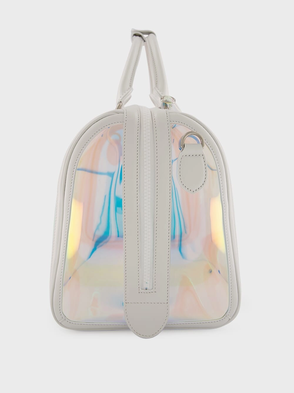 Medium Transparent Duffle with Web