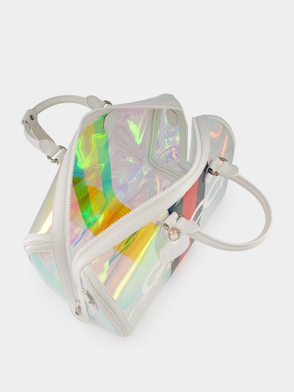 Medium Transparent Duffle with Web