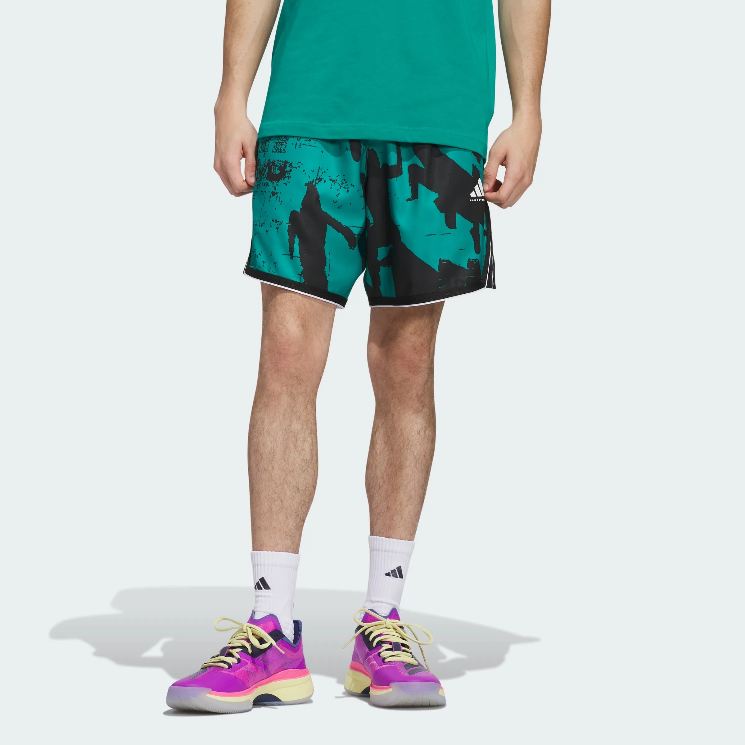 Men's adidas adidas Crazy Lite Allover Print Shorts