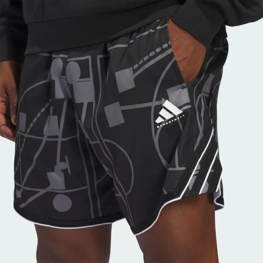 Men's adidas adidas Crazy Lite Allover Print Shorts