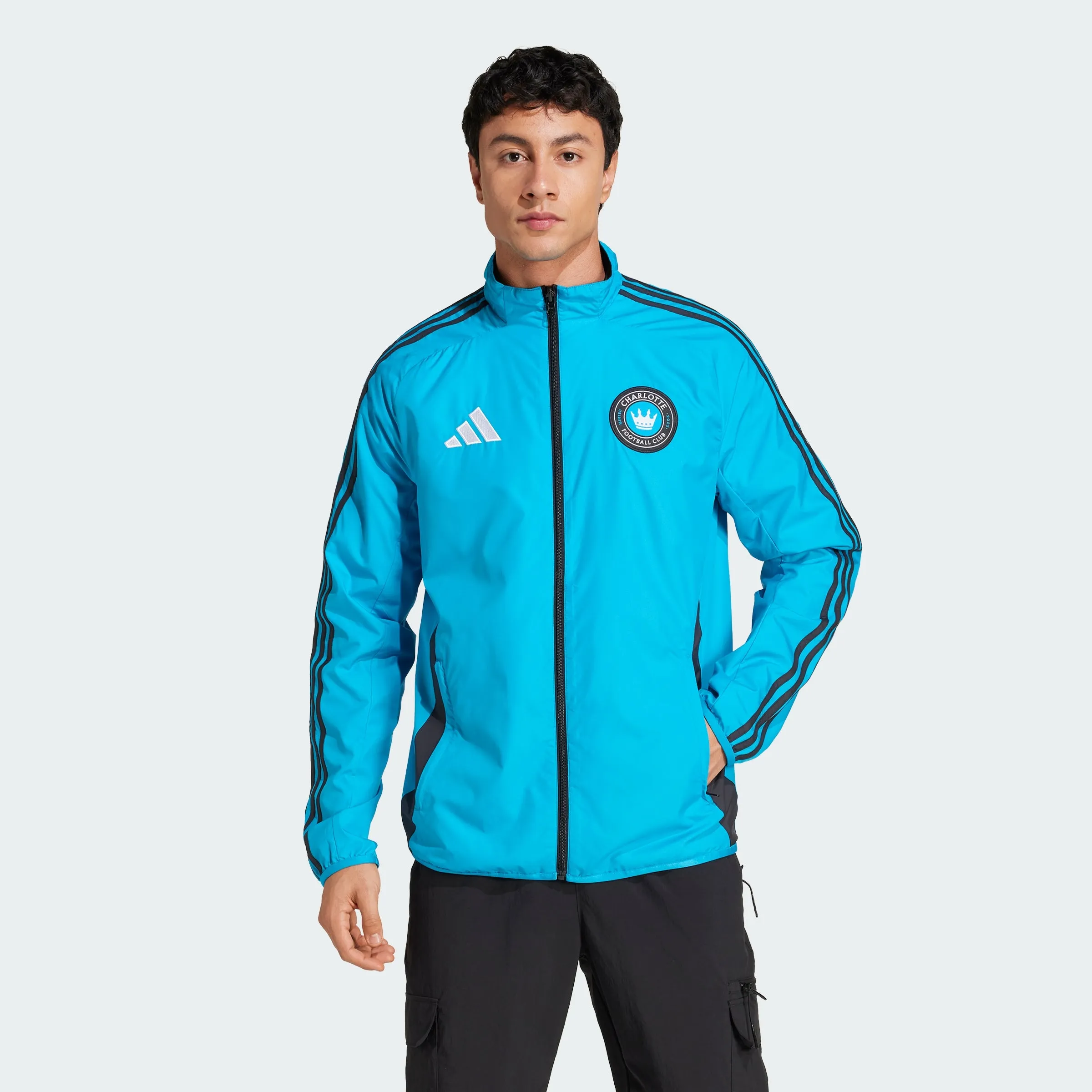 Men's adidas Charlotte FC Reversible Anthem Jacket