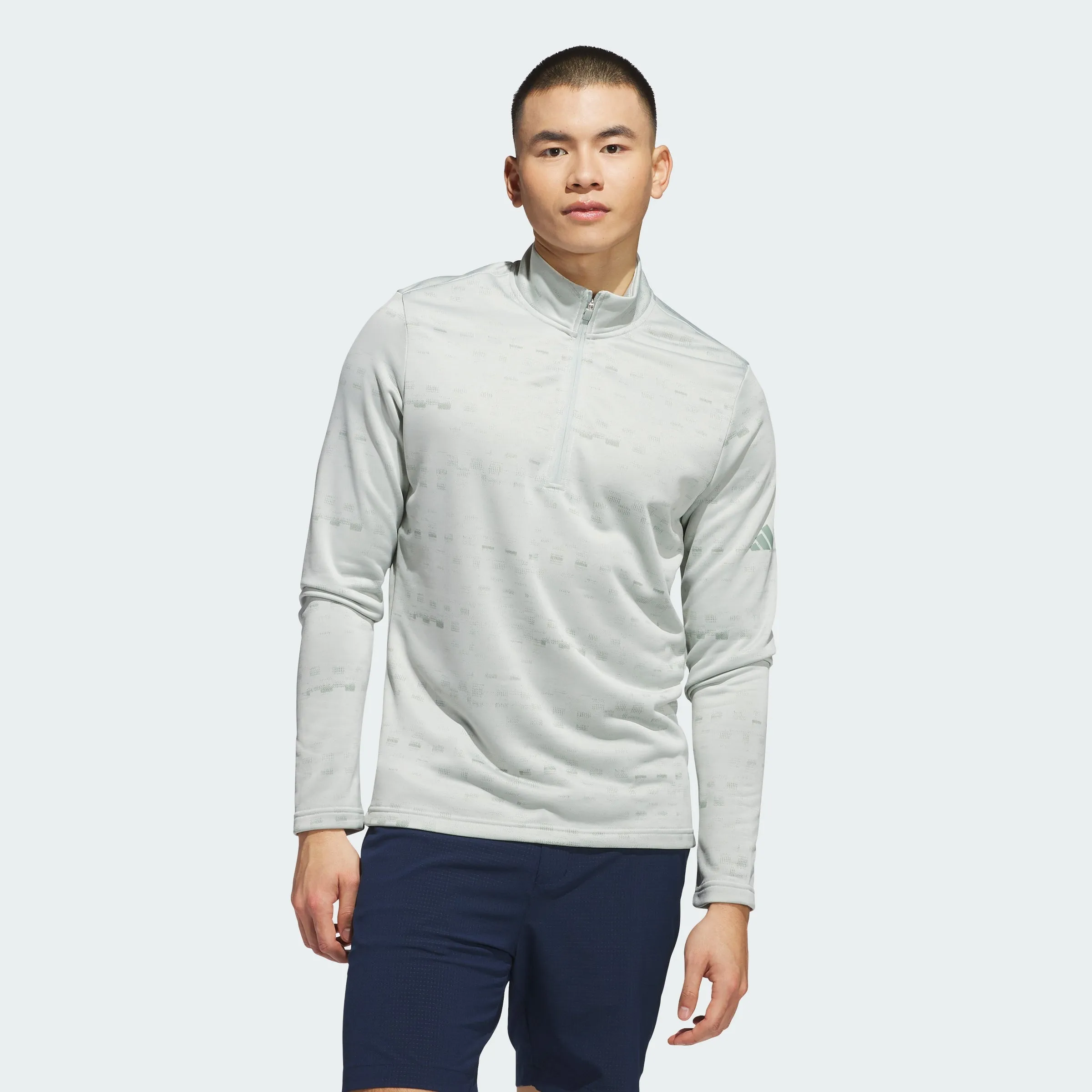 Men's adidas Core Printed Quarter Zip Pullover