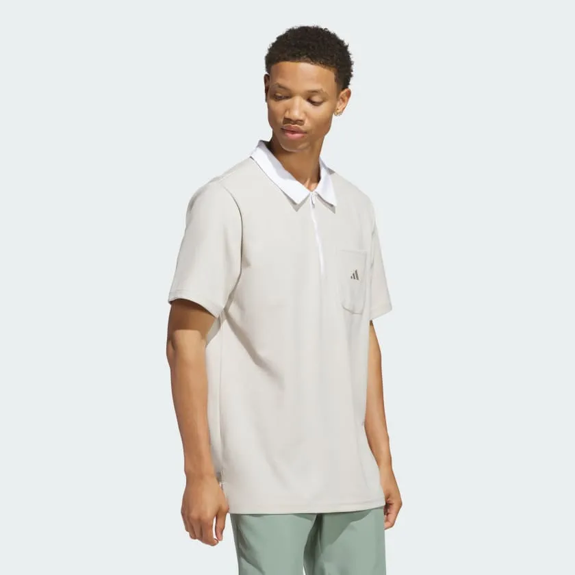 Men's adidas Essentials Quarter-Zip Polo Shirt