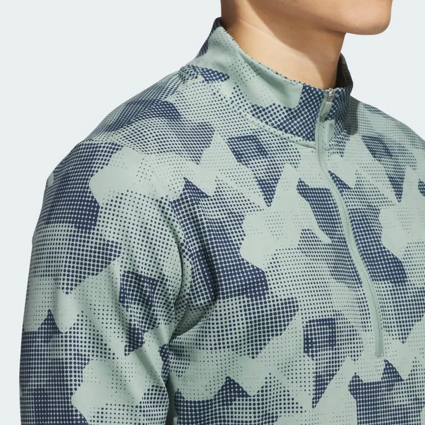 Men's adidas Go-To Printed Quarter-Zip Pullover