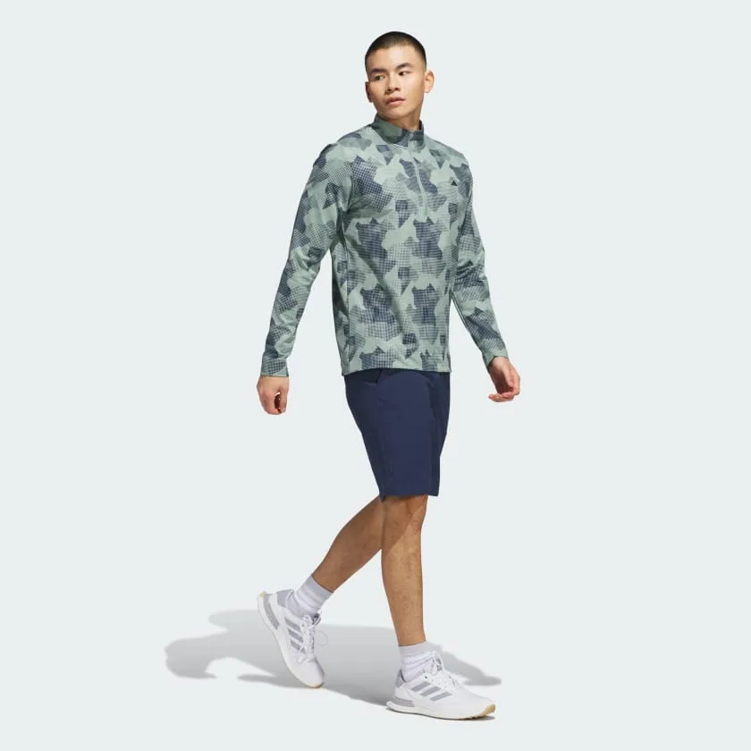 Men's adidas Go-To Printed Quarter-Zip Pullover