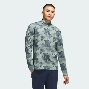 Men's adidas Go-To Printed Quarter-Zip Pullover