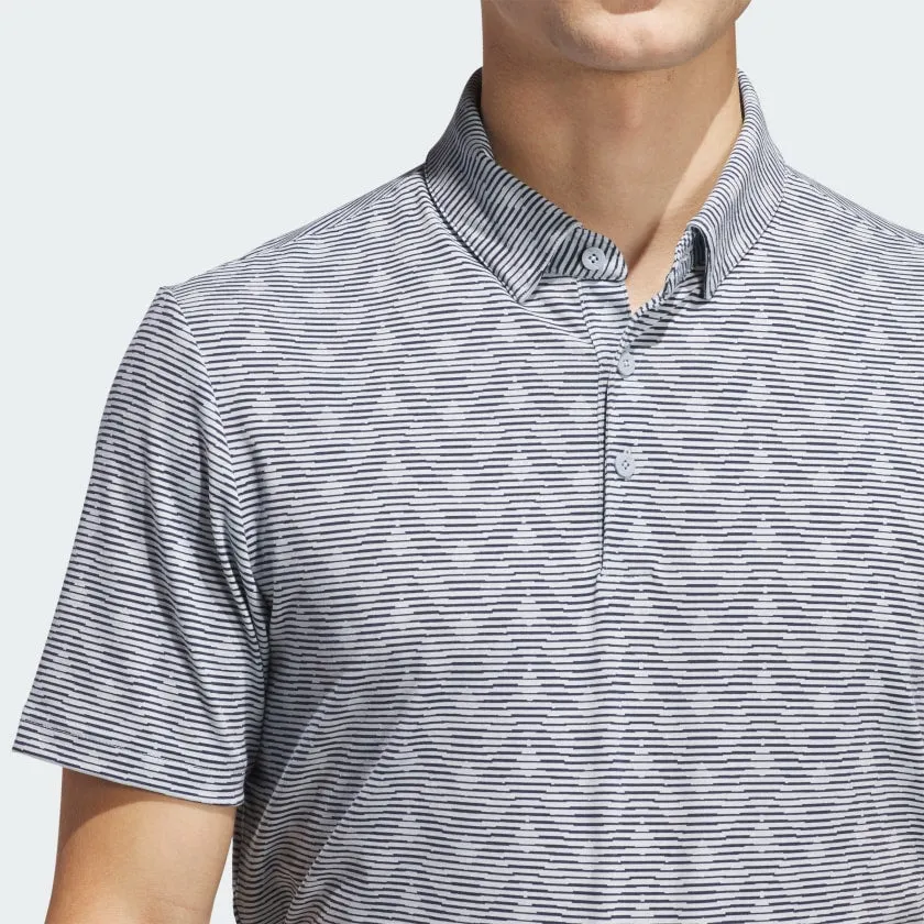 Men's adidas Go-To Printed Stripe Polo Shirt