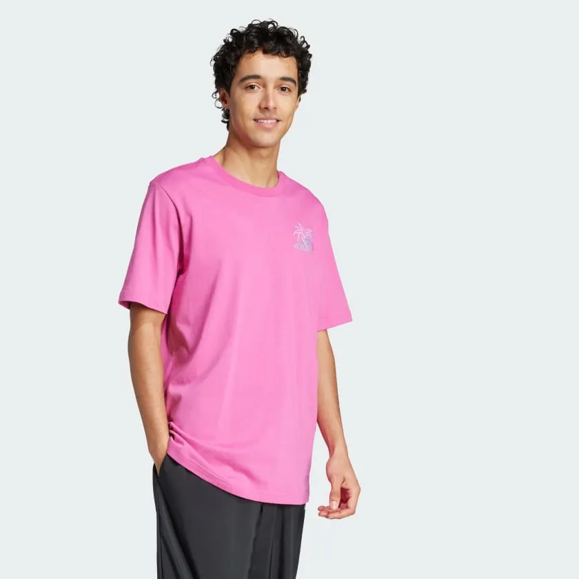 Men's adidas Lounge Pastel Embroidery Graphic Tee