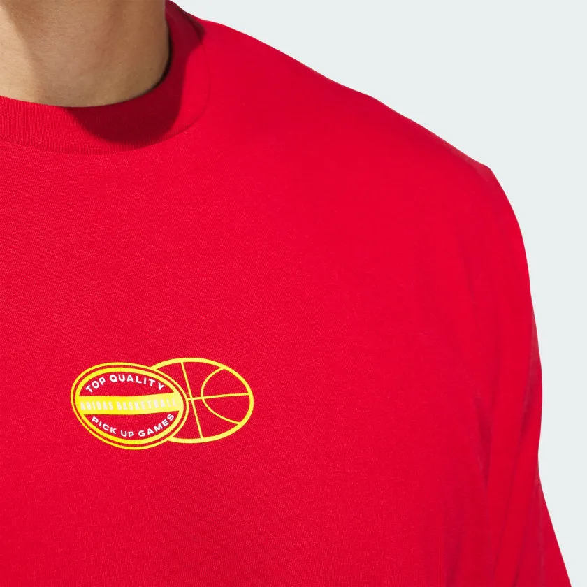 Men's adidas Pick-up Game Graphic Tee
