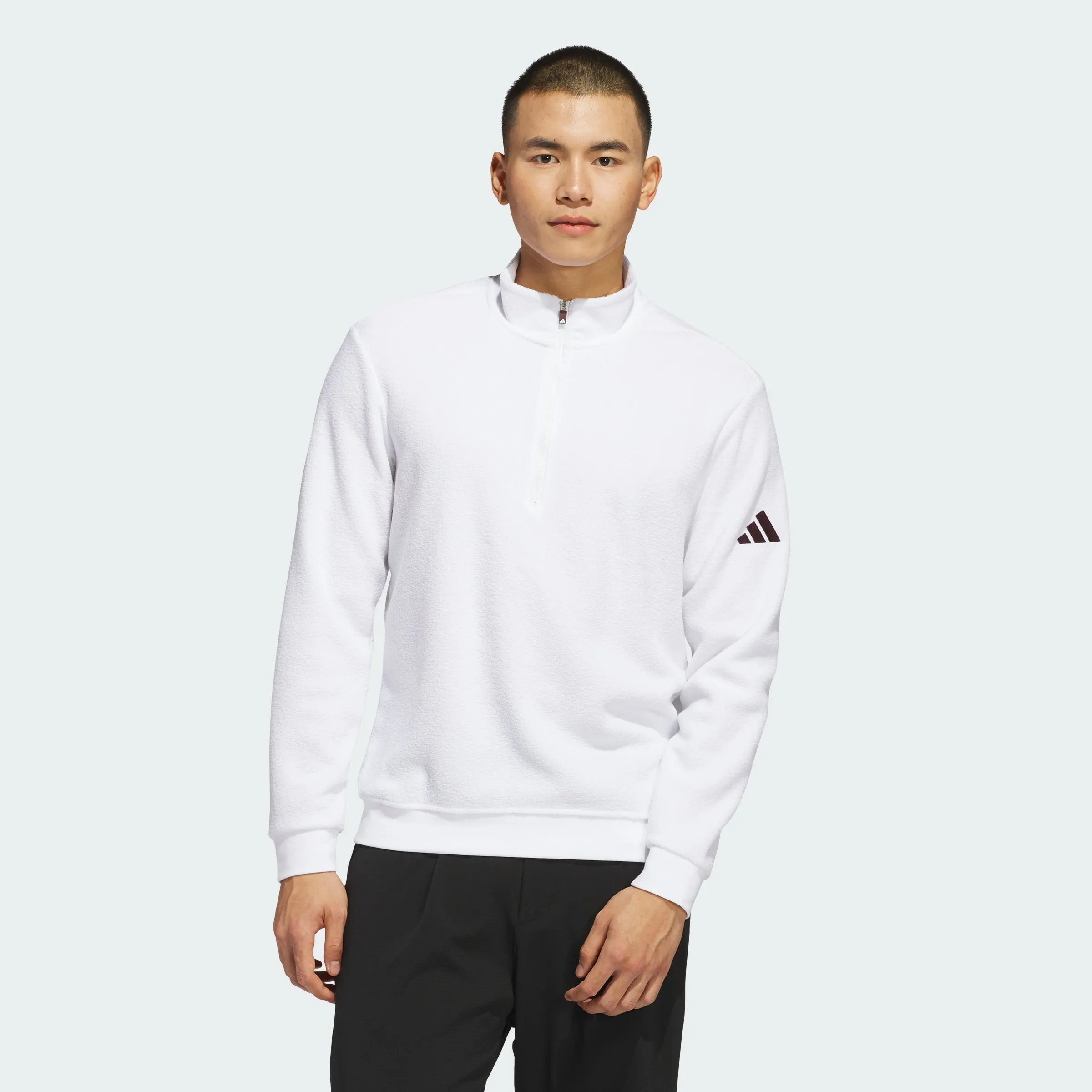 Men's adidas Ultimate365 Terry Cloth Quarter-Zip Pullover