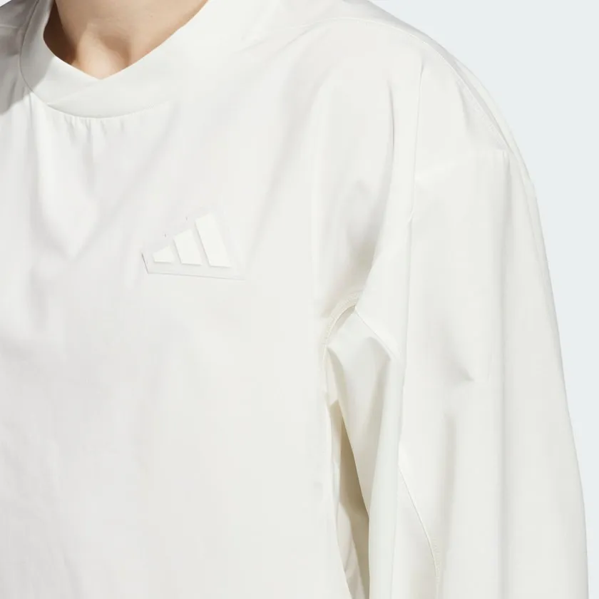 Men's adidas Woven Pullover Crew Sweatshirt