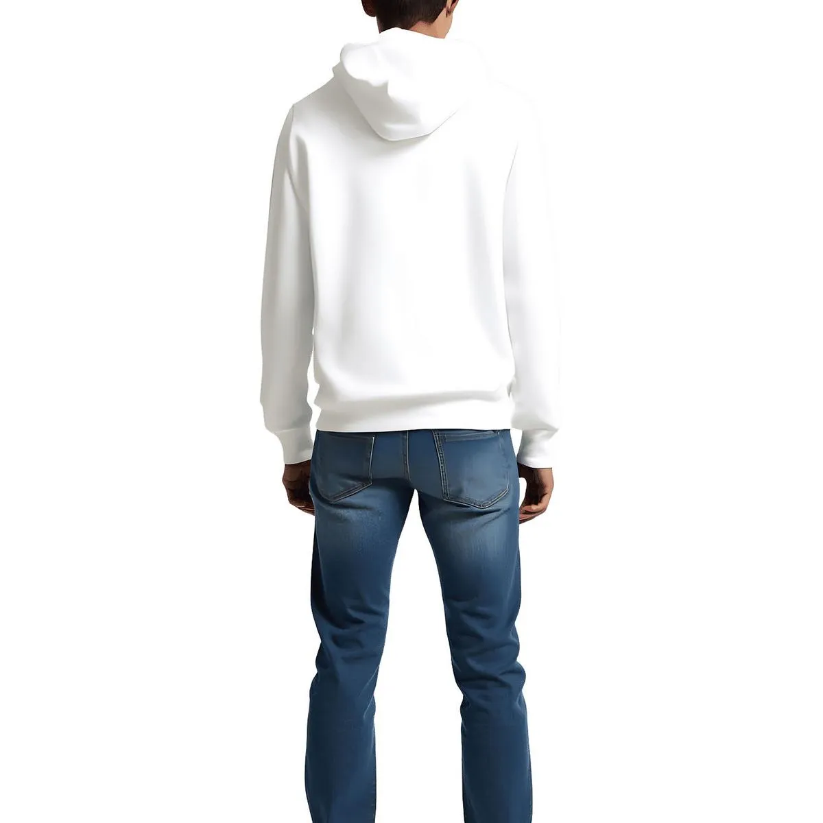 Mens Embroidered Cotton Hoodie