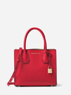 Mercer Medium Pebbled Leather Crossbody Bag