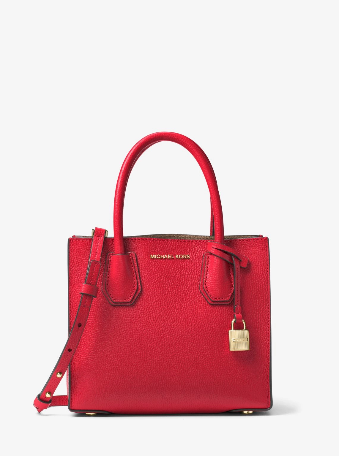 Mercer Medium Pebbled Leather Crossbody Bag