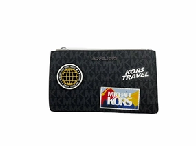 Michael Kors Jet Set Travel Double Zip Wristlet Wallet