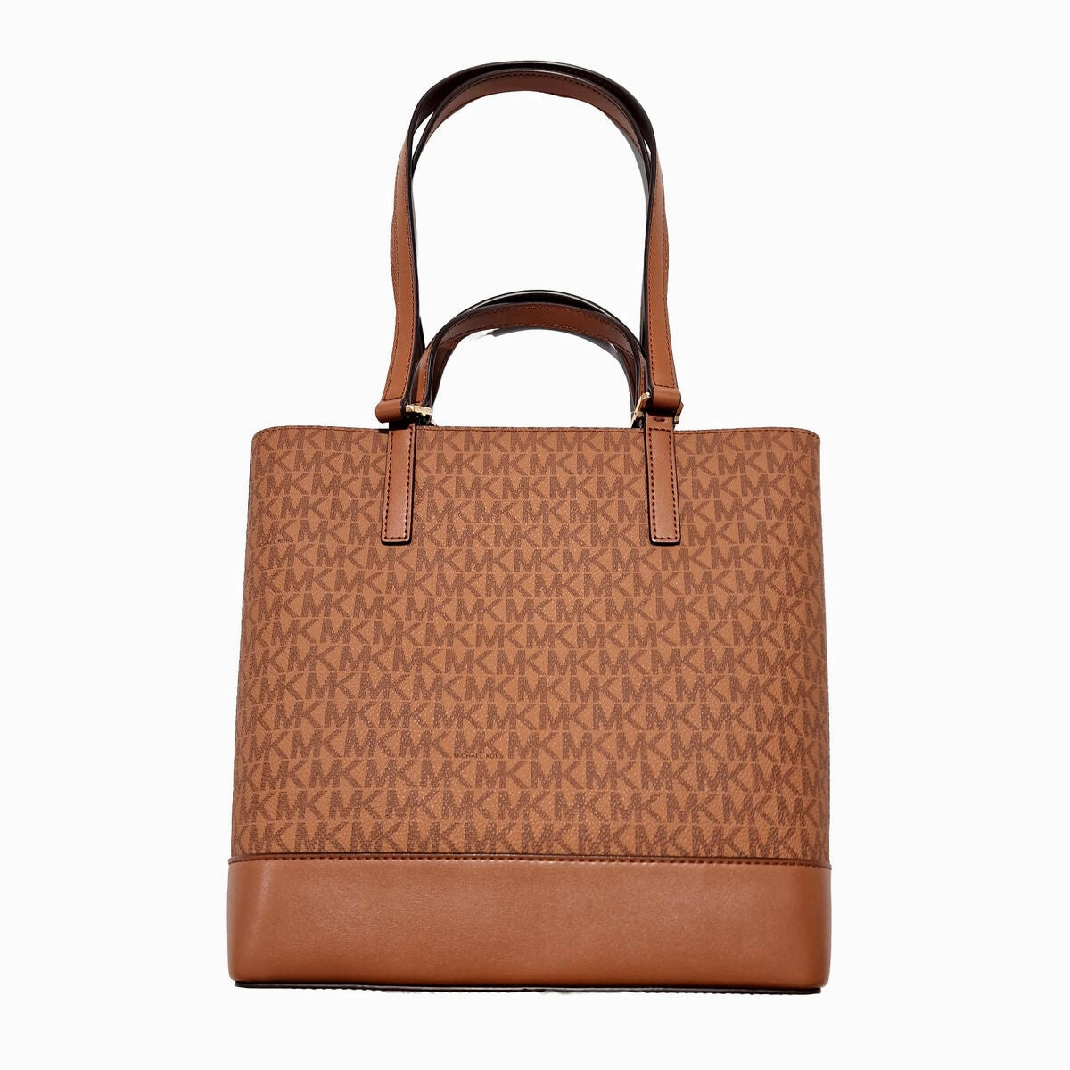 Michael Kors Kelli Leather Tote Shoulder Bag Tote Brown