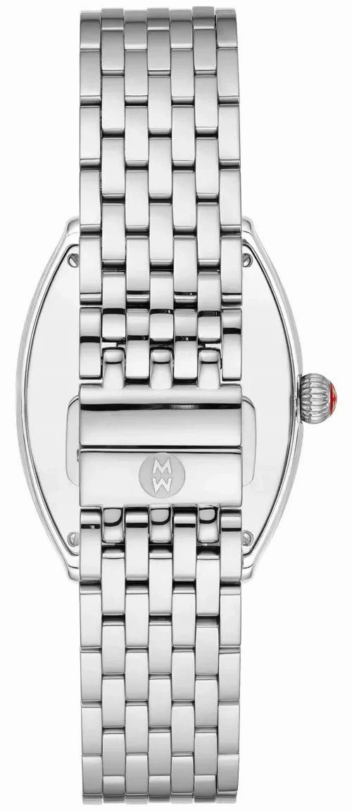 Michele Releve Stainless Steel Mother-of-Pearl Dial Diamonds Quartz Womens Watch MWW19B000003