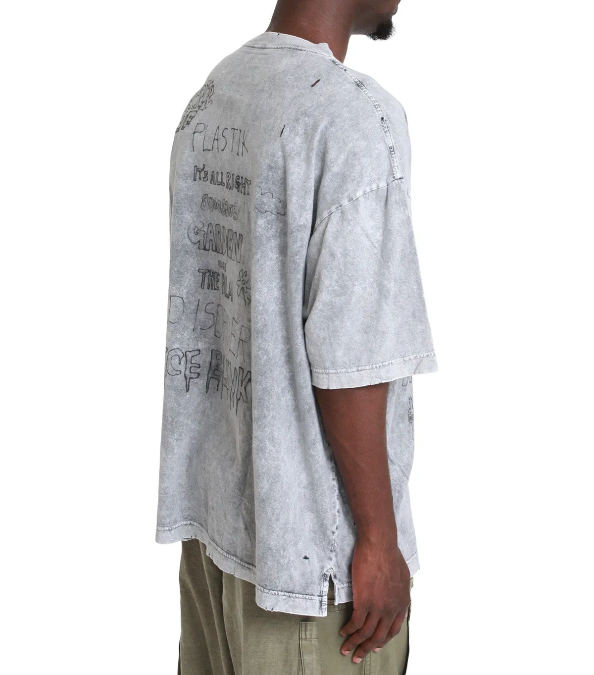 Mihara Yasuhiro Bleached Tee Gray