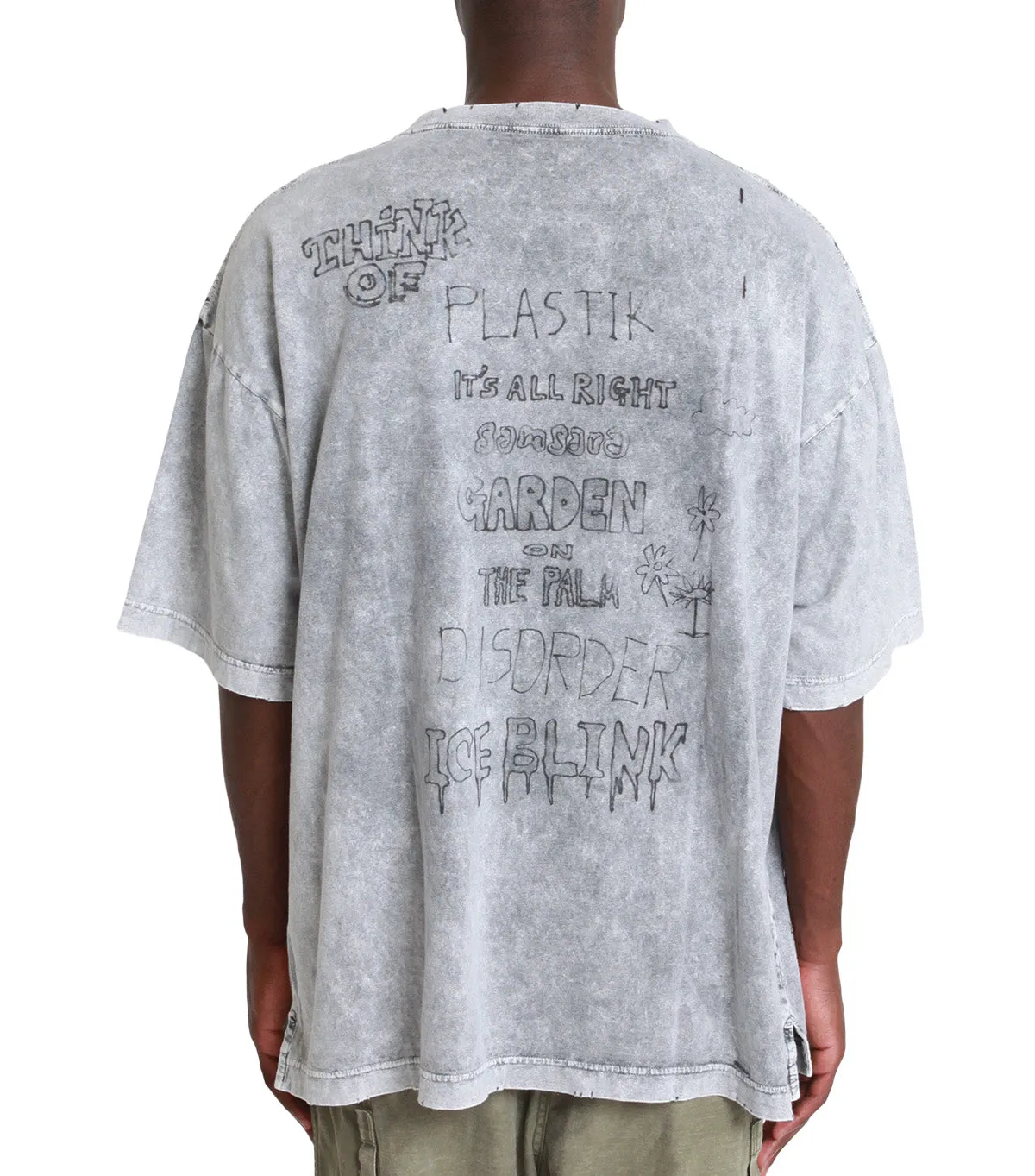 Mihara Yasuhiro Bleached Tee Gray