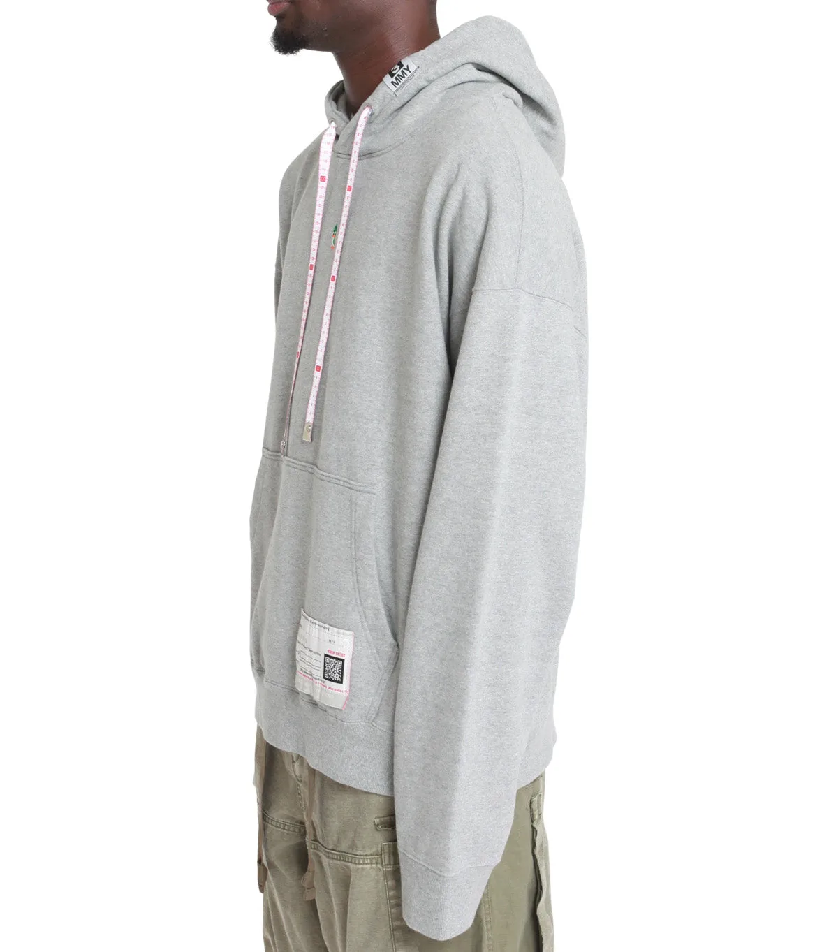 Mihara Yasuhiro Duck Embroidery Hoodie Gray