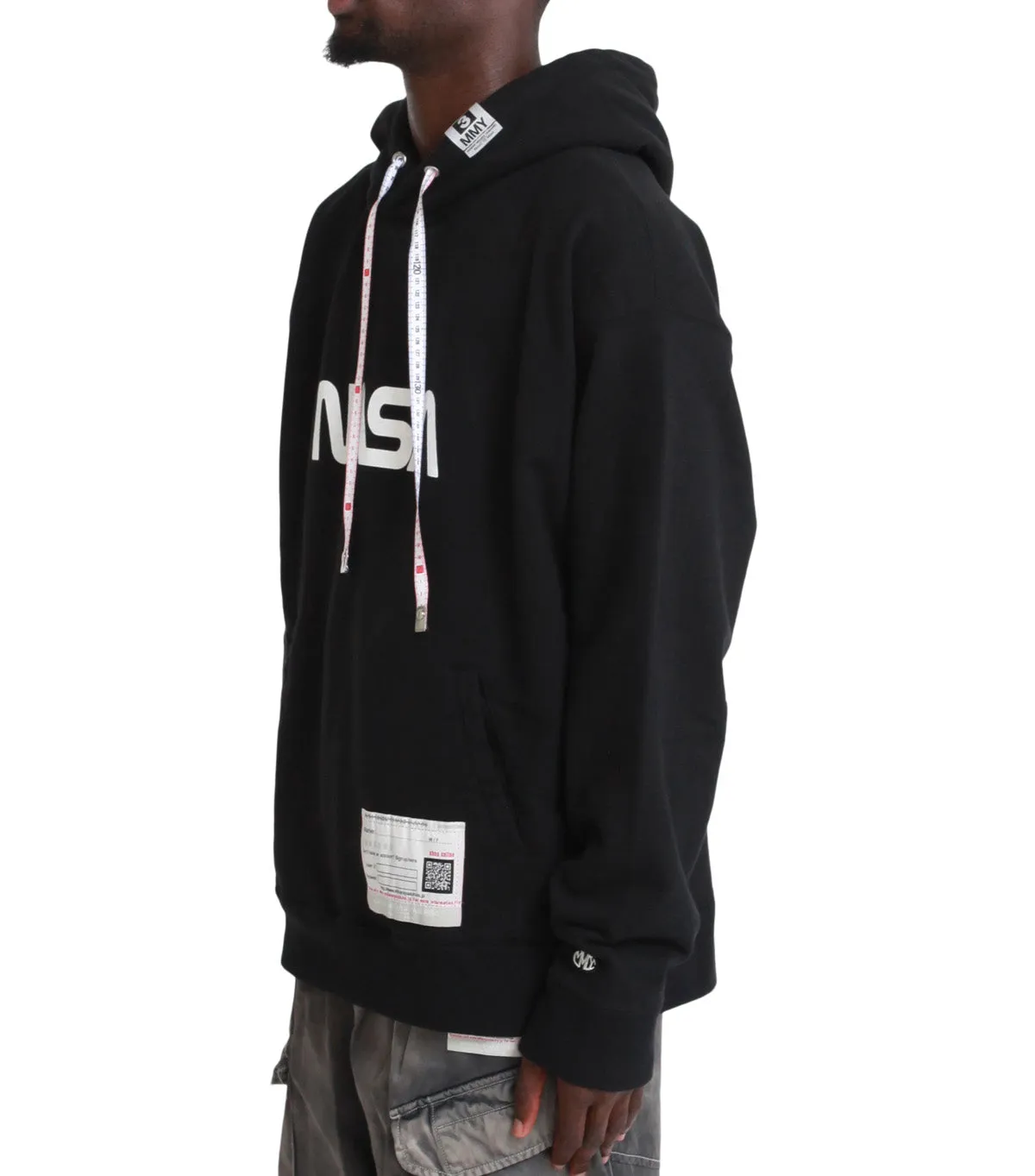 Mihara Yasuhiro NASA Printed Hoodie Black