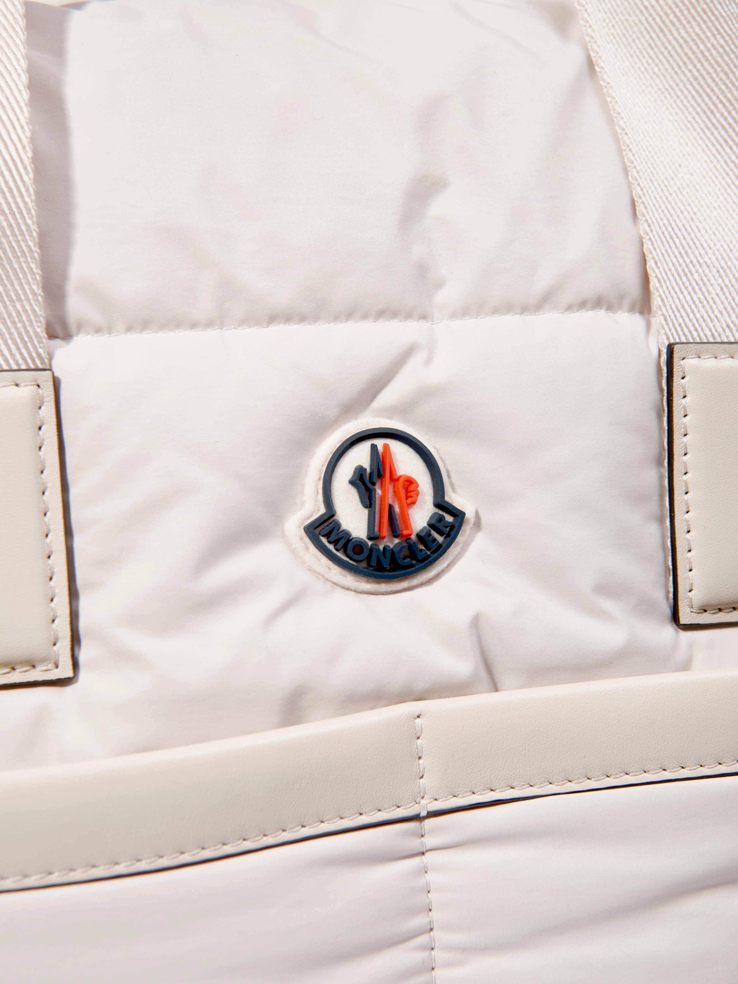 Moncler Enfant Baby Padded Changing Bag in Ivory (38cm)