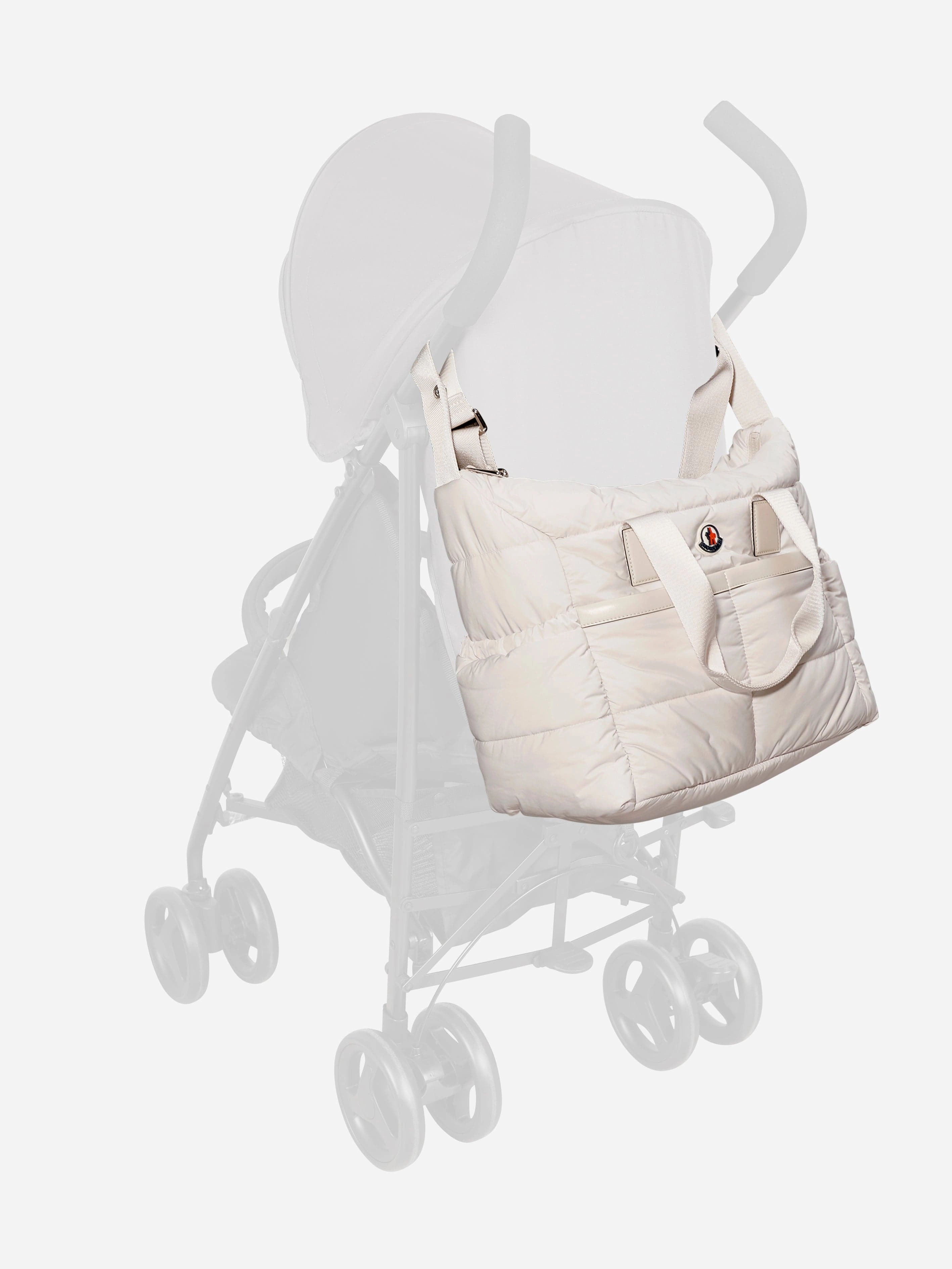 Moncler Enfant Baby Padded Changing Bag in Ivory (38cm)