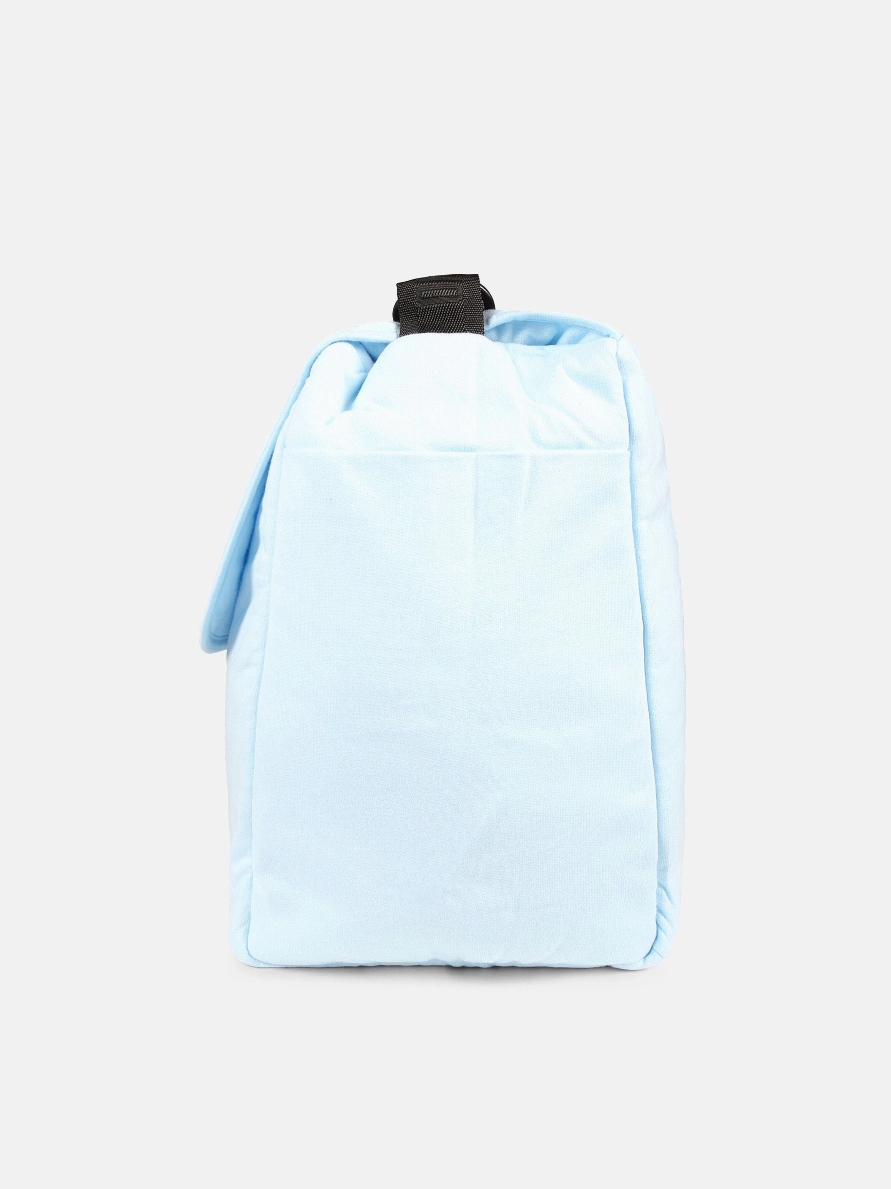 Moschino Baby Bear Logo Changing Bag in Blue (60cm)