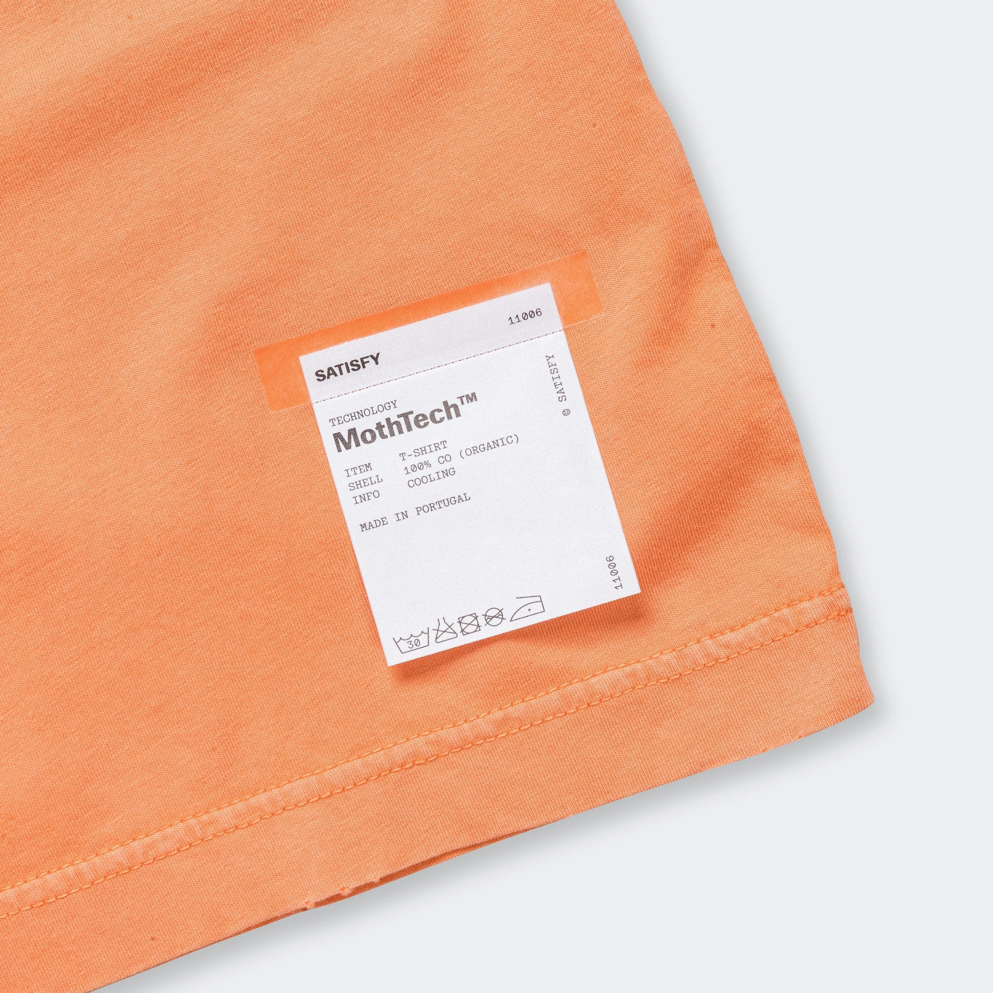 MothTech Logo T-Shirt - Aged Dusty Orange