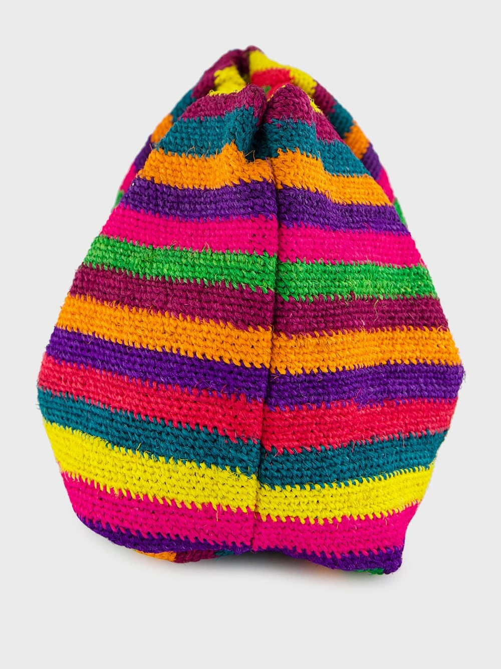Multicolour Striped Pouch Sisal Mini