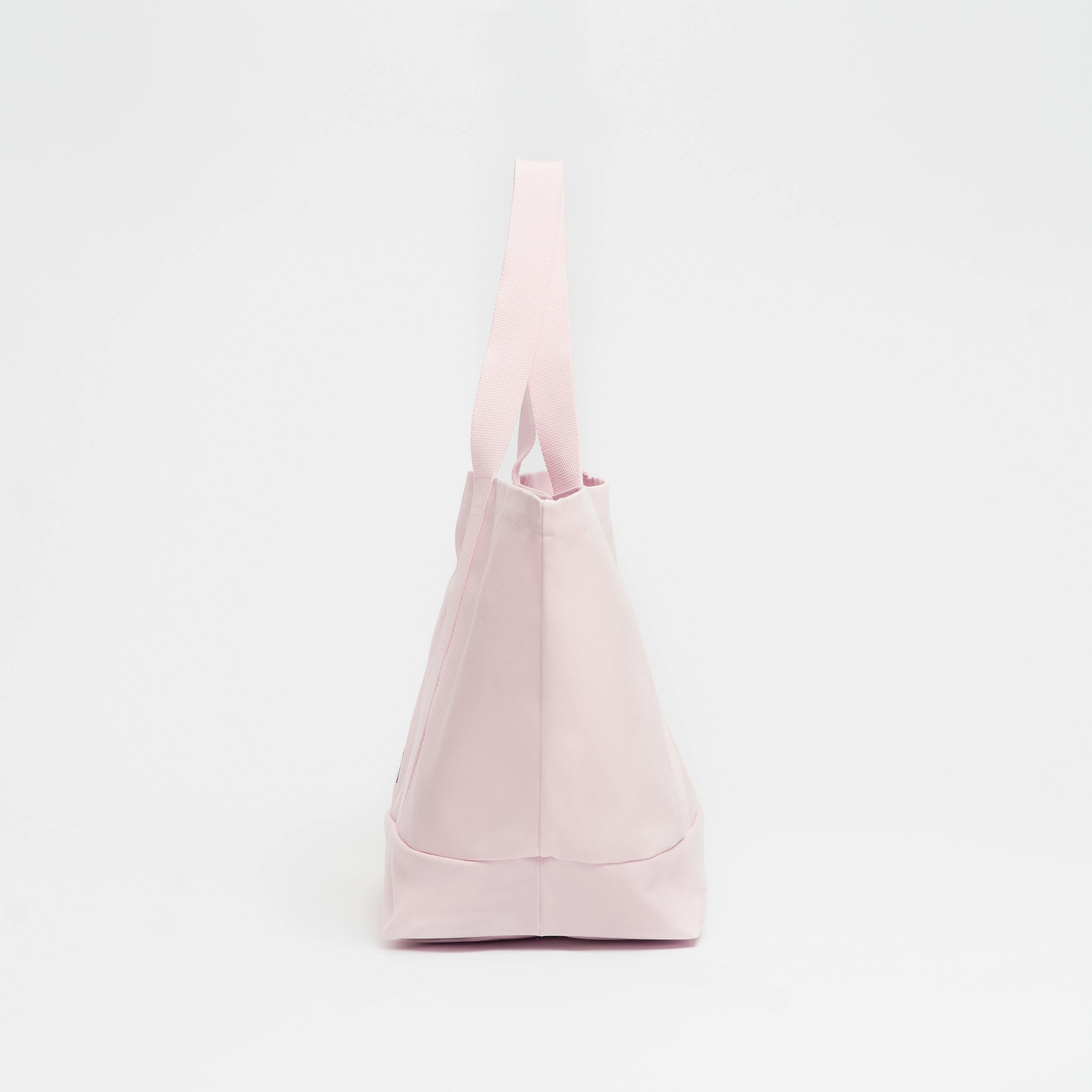 Natural Cotton Canvas Beach Bag | Blush Pink