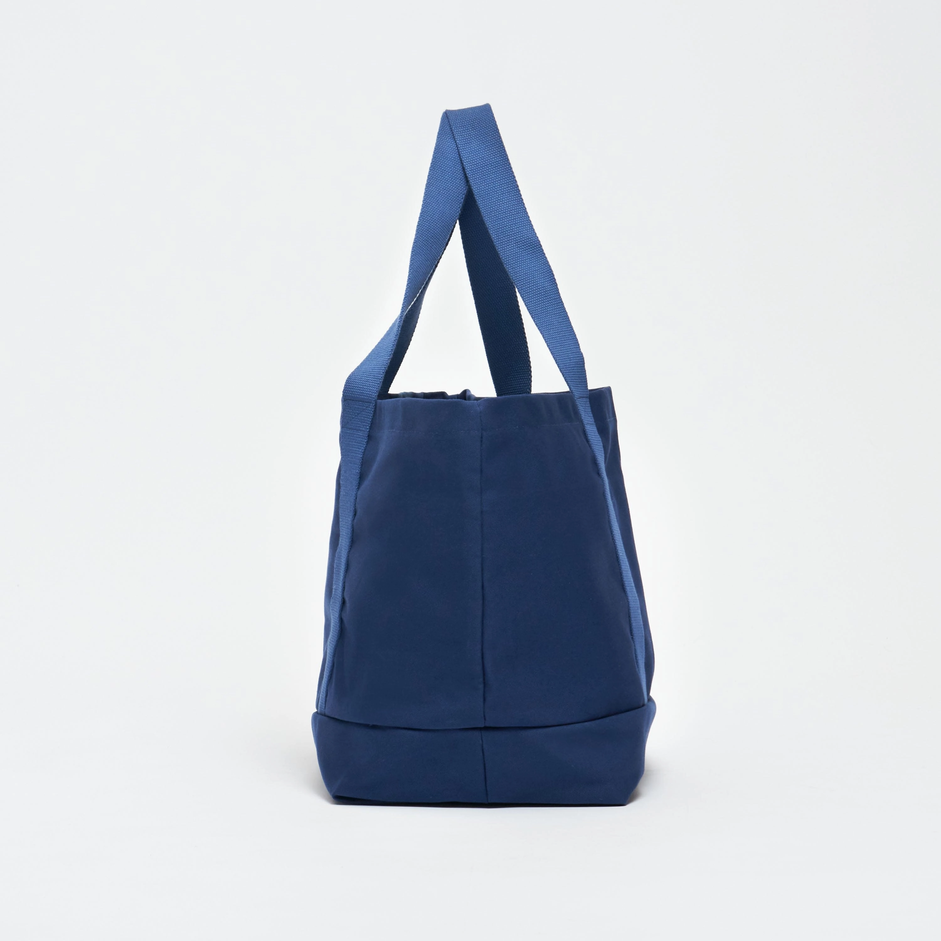 Natural Cotton Canvas Beach Bag | Navy