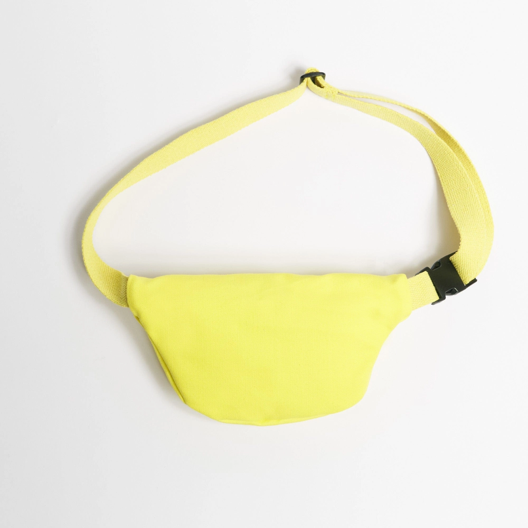 Natural Cotton Canvas Bum Bag | Bright Lemon
