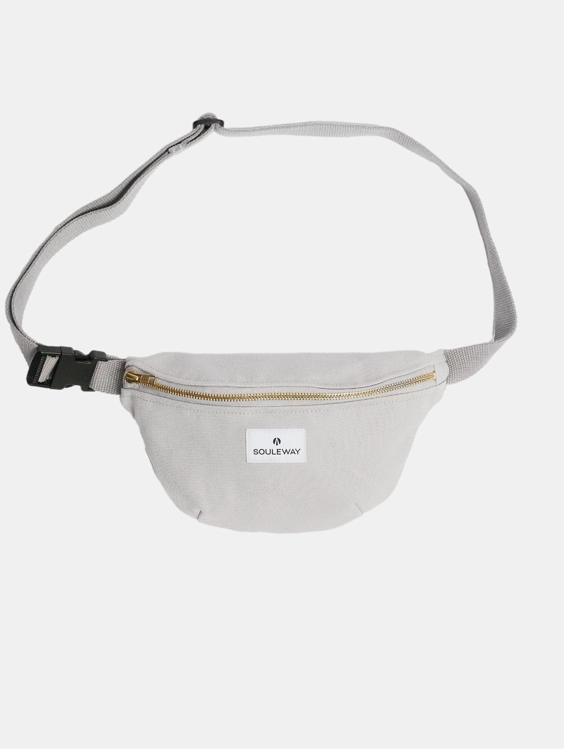 Natural Cotton Canvas Bum Bag | Dust Grey