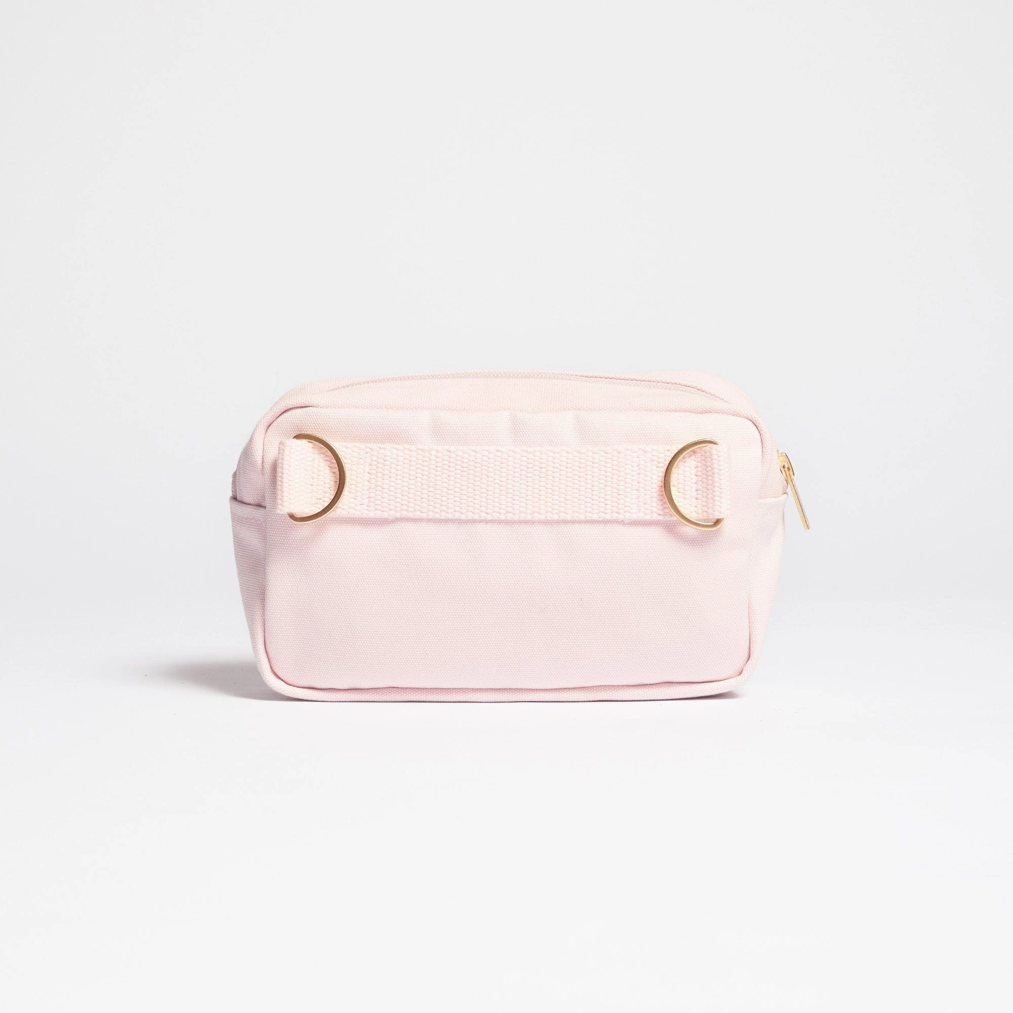 Natural Cotton Canvas Hip Bag | Blush Pink