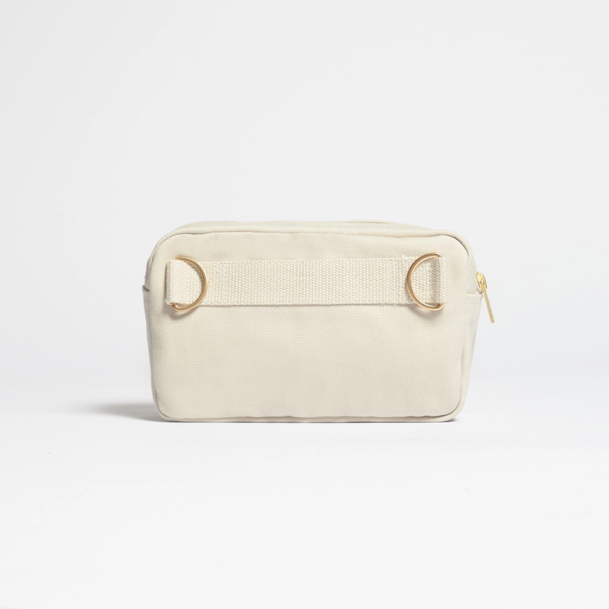 Natural Cotton Canvas Hip Bag | Desert Sand