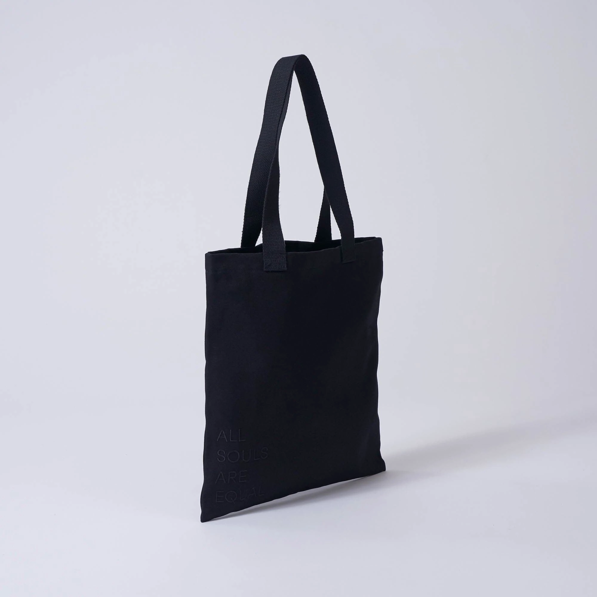 Natural Cotton Canvas Jute Bag | Black Pride Edition