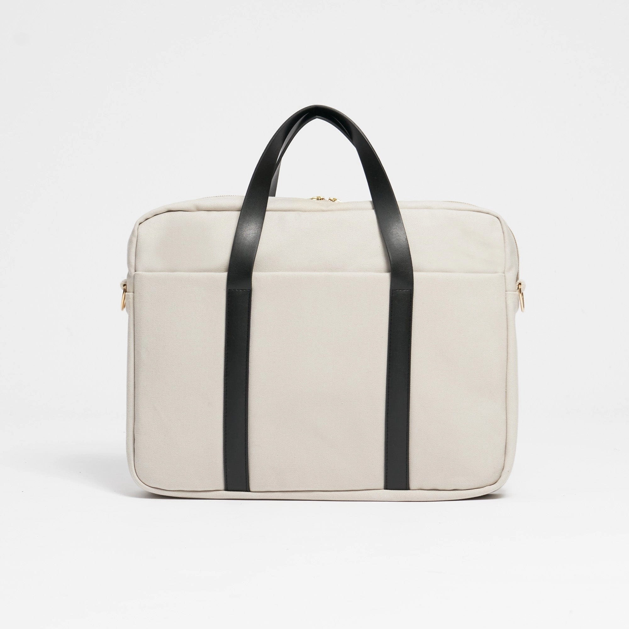 Natural Cotton Canvas Laptop Bag | Desert Sand