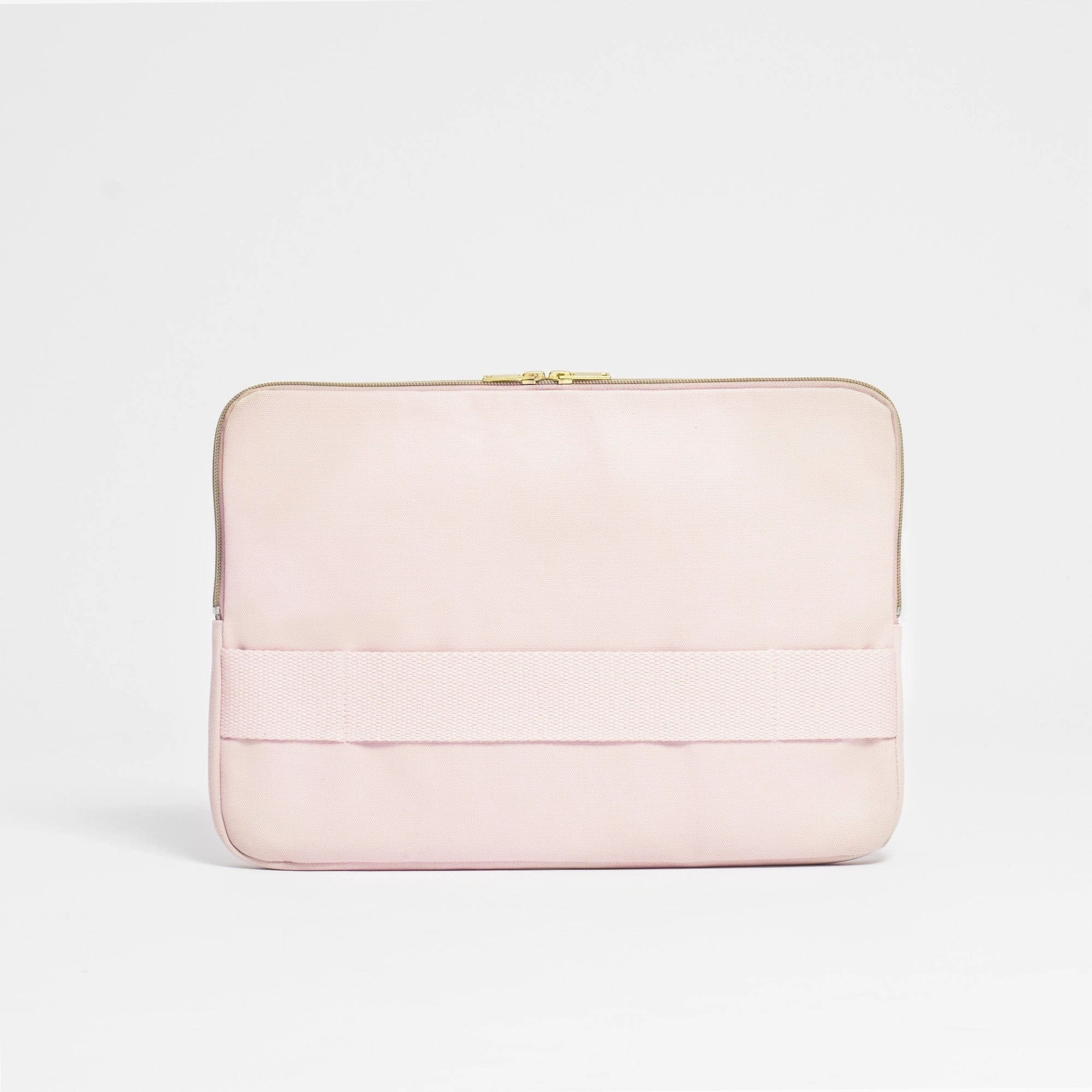 Natural Cotton Canvas Laptop Sleeve | Blush Pink