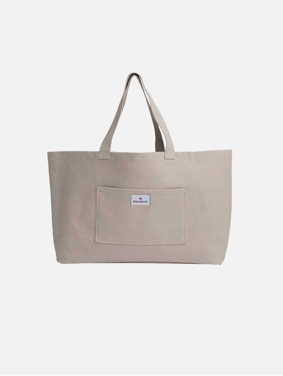 Natural Cotton Canvas Shopper | Sand